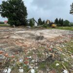 02.08.2022. Mniów. Prace przy rewitalizacji / Fot. Wiktor Taszłow - Radio Kielce