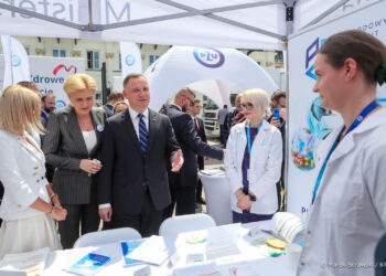 Strefa Zdrowia to element projektu „Zdrowe Życie”, który patronatem objęli Prezydent RP Andrzej Duda oraz Małżonka Prezydenta Agata Kornhauser-Duda / Fot. prezydent.pl