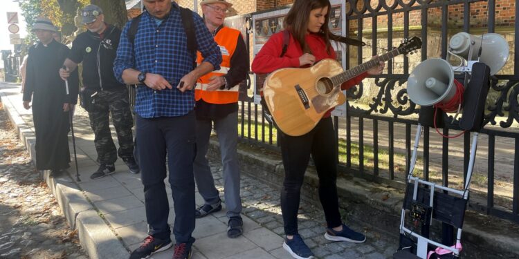 07.09.2022. Sandomierz. XIX Piesza Pielgrzymka do Sanktuarium Maryjnego w Sulisławicach / Fot. Grażyna Szlęzak- Radio Kielce