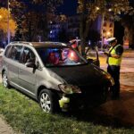 04.09.2022. Kielce. Wypadek na ul. Źródłowej / Fot. Wiktor Taszłow - Radio Kielce