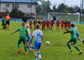 25.09.2022. Nowiny. Turniej piłki nożnej chłopców w kategorii wiekowej U-11 Trzuskawica Cup 2022 / Fot. Maciej Makuła - Radio Kielce