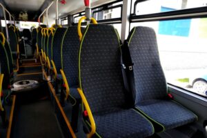 21.09.2022. Skalbmierz. Ekologiczny autobus marki Solaris / Fot. UMiG Skalbmierz