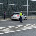 12.09.2022. Kielce. Kolizja na S74 / Fot. Wiktor Taszłow - Radio Kielce