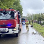 15.09.2022. Karczma Miłkowska. Zdarzenie drogowe z udziałem pijanego kierowcy / Fot. Ratownictwo Powiatu Ostrowieckiego - Facebook