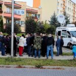 21.09.2022. Kielce. Interwencja Radia Kielce. Protest przeciwko wycince drzew / Fot. Wiktor Taszłow - Radio Kielce