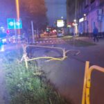 04.09.2022. Kielce. Wypadek na ul. Źródłowej / źródło: KMP Kielce