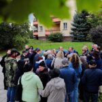 21.09.2022. Kielce. Interwencja Radia Kielce. Protest przeciwko wycince drzew / Fot. Wiktor Taszłow - Radio Kielce