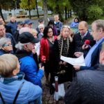 21.09.2022. Kielce. Interwencja Radia Kielce. Protest przeciwko wycince drzew / Fot. Wiktor Taszłow - Radio Kielce