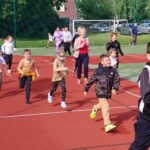 12.09.2022. Raków koło Jędrzejowa. Spotkanie Anny Krupki - wiceminister sportu i turystyki z uczniami szkoły podstawowej / Fot. Marcin Marszałek - Radio Kielce