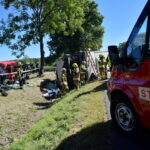 06.09.2022. Piotrowina. Wypadek autokaru. / Fot. Przemysław Piątkowski - PAP