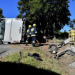 06.09.2022. Piotrowina. Wypadek autokaru. / Fot. Przemysław Piątkowski - PAP