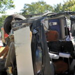 06.09.2022. Piotrowina. Wypadek autokaru. / Fot. Przemysław Piątkowski - PAP