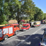 06.09.2022. Piotrowina. Wypadek autokaru. / Fot. Przemysław Piątkowski - PAP