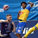 10.09.2022. Szczecin. Mecz Łomża Industria - Sandra Spa Pogoń Szczecin. / Fot. Marcin Bielecki - PAP