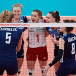 29.09.2022. Gdańsk, Mecz grupy B Mistrzostw Świata siatkarek Polska - Dominikana. / Fot. Adam Warżawa - PAP