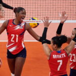 29.09.2022. Gdańsk, Mecz grupy B Mistrzostw Świata siatkarek Polska - Dominikana. / Fot. Adam Warżawa - PAP