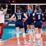 29.09.2022. Gdańsk, Mecz grupy B Mistrzostw Świata siatkarek Polska - Dominikana. / Fot. Adam Warżawa - PAP