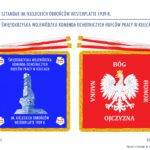 Wizualizacja sztandaru OHP (KIELCE) autorstwa Marcina Bondarowicza