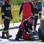 01.09.2022. Lubienia. Śmiertelny wypadek. / Fot. Leszek Foss - Facebook.