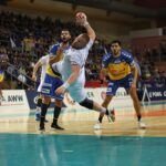 17.09.2022. Kalisz. Mecz 3. serii PGNiG Superligi pomiędzy Energa MKS-em Kalisz a Łomżą Industrią Kielce. / Fot. superliga.pl