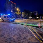 04.09.2022. Kielce. Wypadek na ul. Źródłowej / Fot. Wiktor Taszłow - Radio Kielce