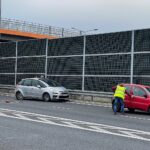 12.09.2022. Kielce. Kolizja na S74 / Fot. Wiktor Taszłow - Radio Kielce