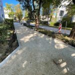 28.09.2022. Kielce. Modernizacja chodnika przy ul. Lecha / Fot. Wiktor Taszłow - Radio Kielce