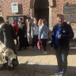 07.09.2022. Sandomierz. XIX Piesza Pielgrzymka do Sanktuarium Maryjnego w Sulisławicach. Na zdjęciu: poseł Marek Kwitek / Fot. Grażyna Szlęzak- Radio Kielce