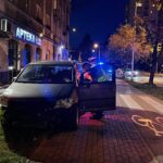 04.09.2022. Kielce. Wypadek na ul. Źródłowej / Fot. Wiktor Taszłow - Radio Kielce