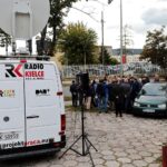 21.09.2022. Kielce. Interwencja Radia Kielce. Protest przeciwko wycince drzew / Fot. Wiktor Taszłow - Radio Kielce