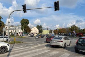 26.09.2022. Kielce. Zakończenie prac remontowych na ul. Ogrodowej / Fot. Wiktor Taszłow - Radio Kielce