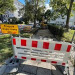 28.09.2022. Kielce. Modernizacja chodnika przy ul. Lecha / Fot. Wiktor Taszłow - Radio Kielce