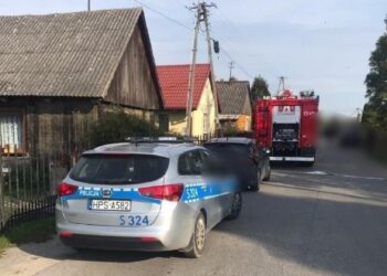 Miejsce, gdzie znaleziono zwłoki 36-letniego mężczyzny / źródło: KPP Końskie
