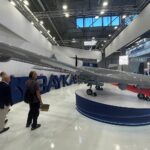 06.09.2022. Kielce. Targi Kielce. MSPO. Dron Bayraktar Akinci / Fot. Wiktor Taszłow - Radio Kielce