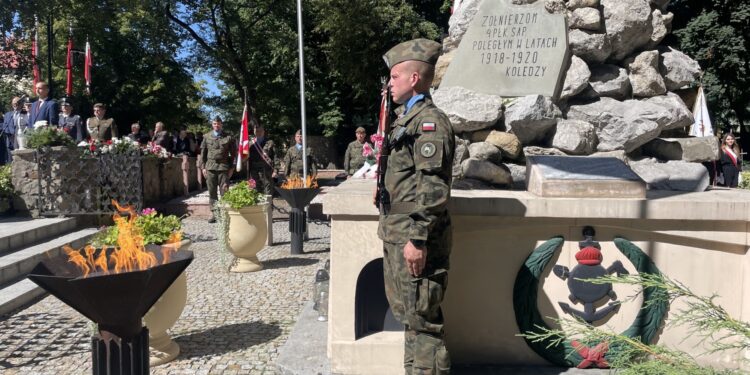 01.09.2022. Sandomierz. Obchody 83. rocznicy wybuchu II wojny światowej / Fot. Grażyna Szlęzak- Radio Kielce