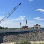 Sandomierz. Budowa bramy przeciwpowodziowej / Fot. Grażyna Szlęzak - Radio Kielce