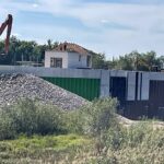 06.09.2022. Sandomierz. Budowa bramy przeciwpowodziowej / Fot. Grażyna Szlęzak - Radio Kielce