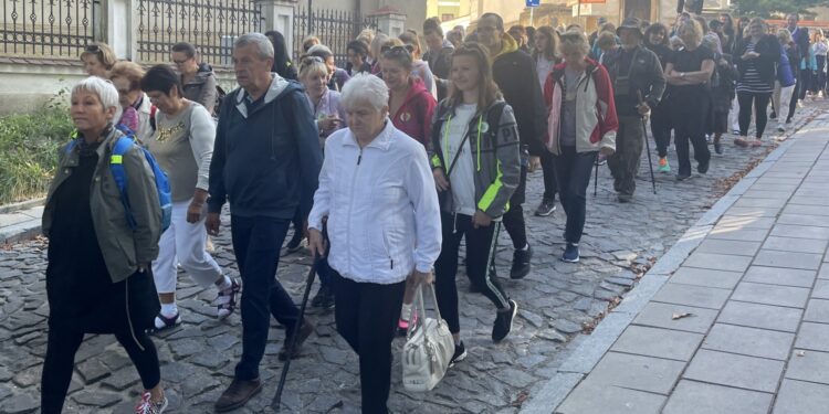 07.09.2022. Sandomierz. XIX Piesza Pielgrzymka do Sanktuarium Maryjnego w Sulisławicach / Fot. Grażyna Szlęzak- Radio Kielce