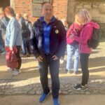 07.09.2022. Sandomierz. XIX Piesza Pielgrzymka do Sanktuarium Maryjnego w Sulisławicach. Na zdjęciu: poseł Marek Kwitek / Fot. Grażyna Szlęzak- Radio Kielce