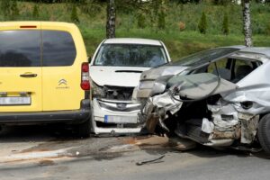 09.09.2022. Kielce. Kolizja na ulicy Jana Nowaka-Jeziorańskiego / Fot. Piotr Kwaśniewski - Radio Kielce