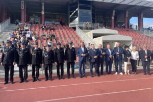 04.09.2022. Sandomierz. Zawody sportowo-pożarnicze / Fot. Grażyna Szlęzak - Radio Kielce