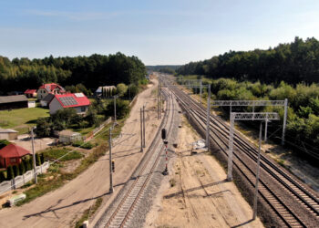 Łącznica kolejowa Czarnca - Włoszczowa Północ / Fot. PKP PLK SA