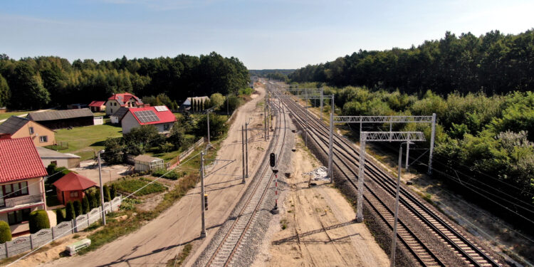 Łącznica kolejowa Czarnca - Włoszczowa Północ / Fot. PKP PLK SA