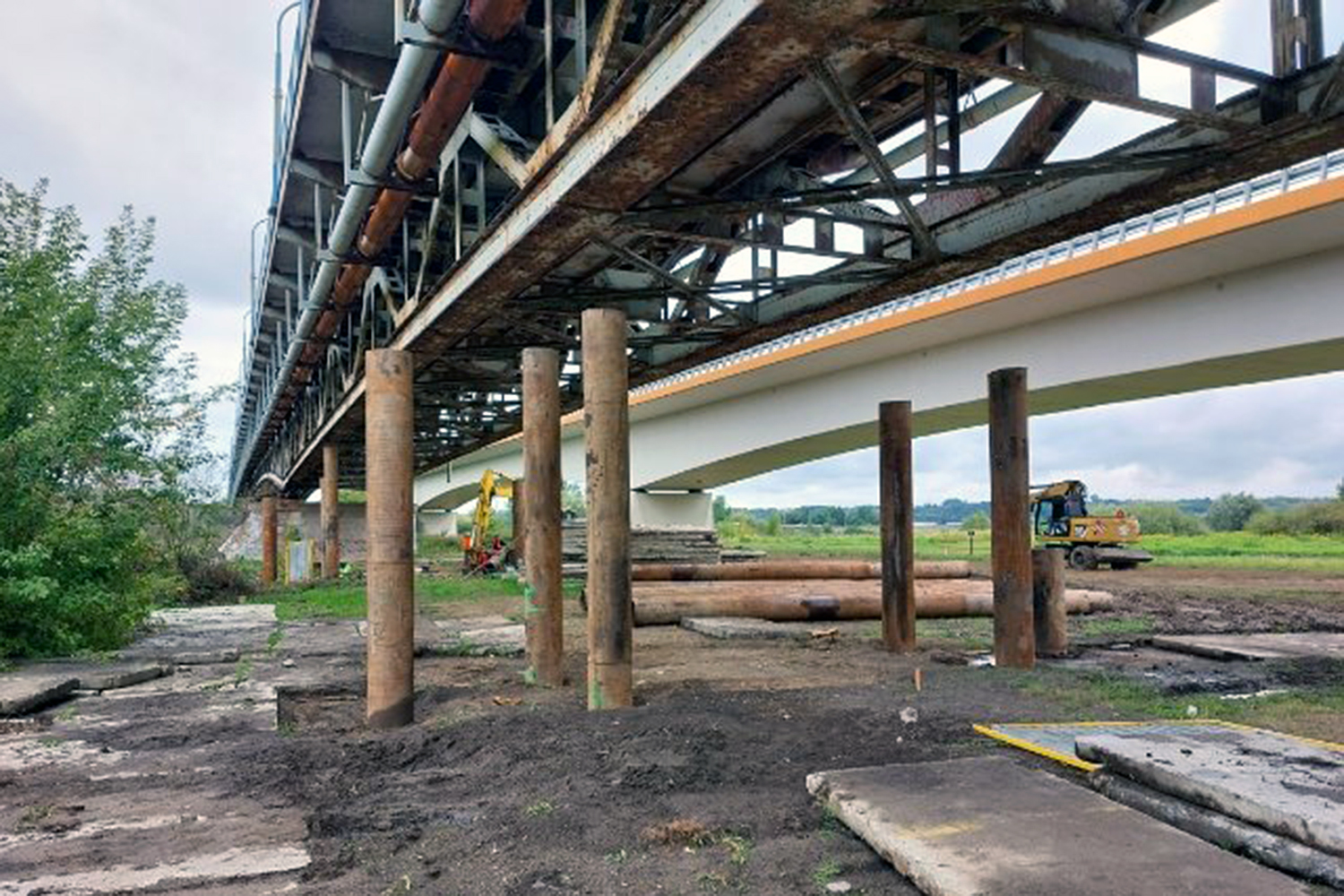 Sandomierz. Rozbudowa starego mostu na Wiśle / źródło: GDDKiA