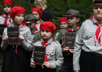 04.09.2022. Działoszyce. Obchody 80. rocznicy zagłady społeczności żydowskiej / Fot. Marta Gajda-Kruk - Radio Kielce