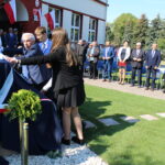 08.09.2022. Kazimierza Wielka. Odsłonięcie pomnika pamięci społeczności szkolnej – ofiar II wojny światowej i Holocaustu. / Fot. Marta Gajda-Kruk - Radio Kielce