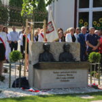 08.09.2022. Kazimierza Wielka. Odsłonięcie pomnika pamięci społeczności szkolnej – ofiar II wojny światowej i Holocaustu. / Fot. Marta Gajda-Kruk - Radio Kielce
