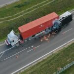 26.09.2022. Skarżysko-Kamienna. Wypadek na trasie S7 / Fot. Jarosław Kubalski - Radio Kielce