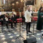 15.09.2022. Sandomierz. Uroczystości jubileuszowe z okazji 30-lecia działalności Caritas Diecezji Sandomierskiej. koncert zespołu Strauss Ensamble pod dyrekcją Artura Jaronia / Fot. Grażyna Szlęzak - Radio Kielce