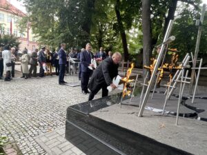 17.09.2022. Sandomierz. Uroczystości z okazji 83. rocznicy agresji sowieckiej na Polskę oraz obchody Dnia Sybiraka. / Fot. Grażyna Szlęzak - Radio Kielce